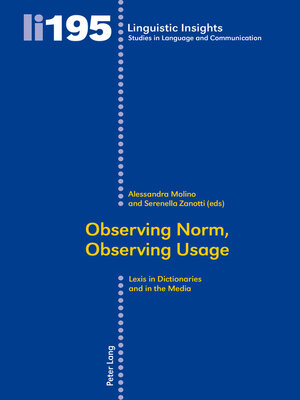 cover image of Observing Norm, Observing Usage